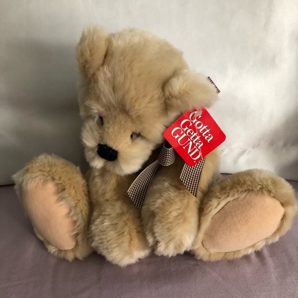 Vintage Gund Sitting Teddy Bear “My name is Augie” - Picture 1 of 5